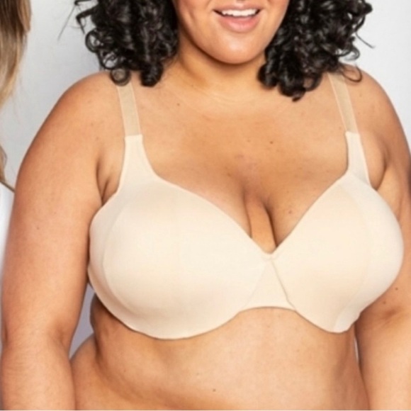 Trusst Lingerie Naomi Essential Full Figure Bra Size US 42E New Cream - Picture 1 of 4